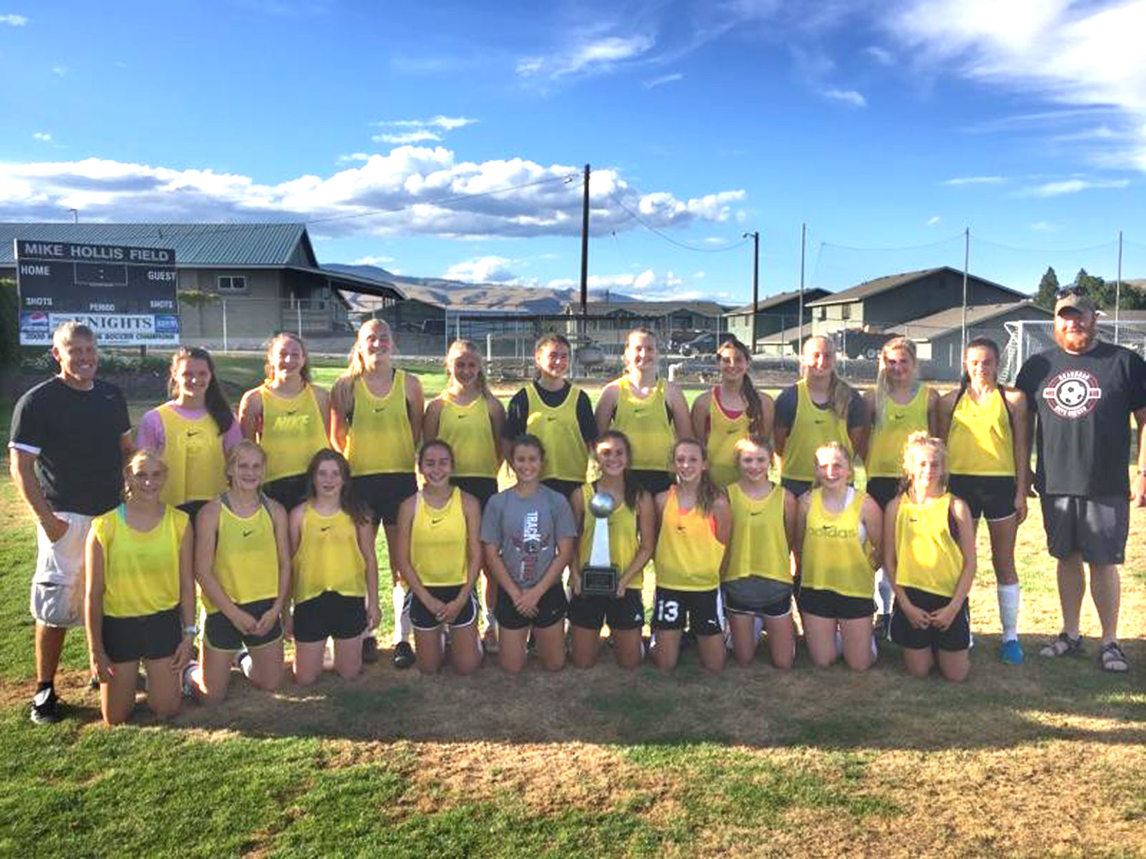 Okanogan girls' soccer team